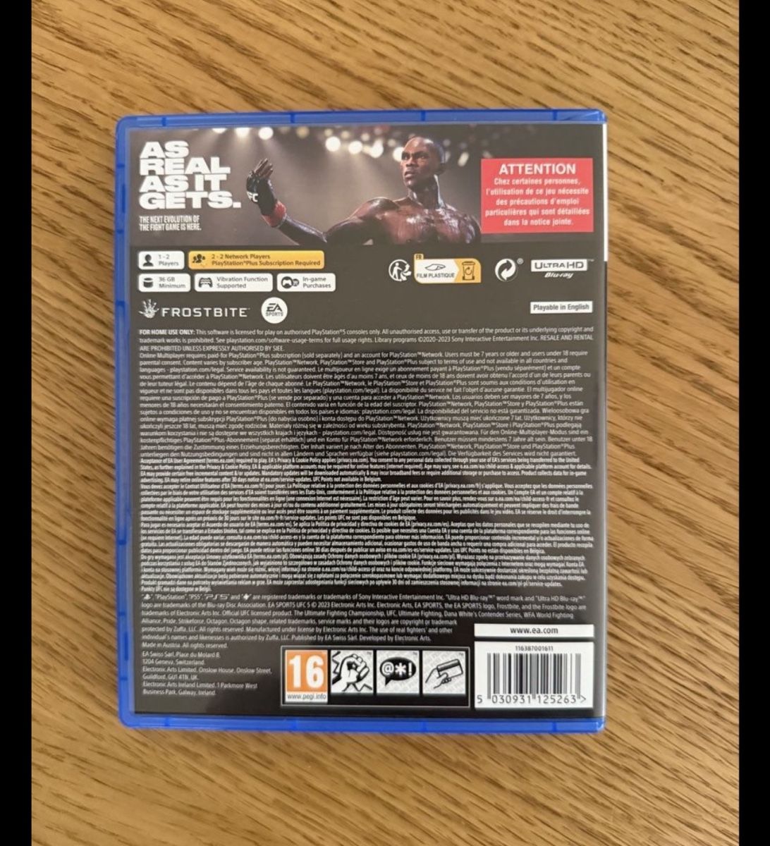 Sony Jeux: PS5 UFC 5 jeu comme neuf – D'occasion à Thônex par Andre.olvs 1
