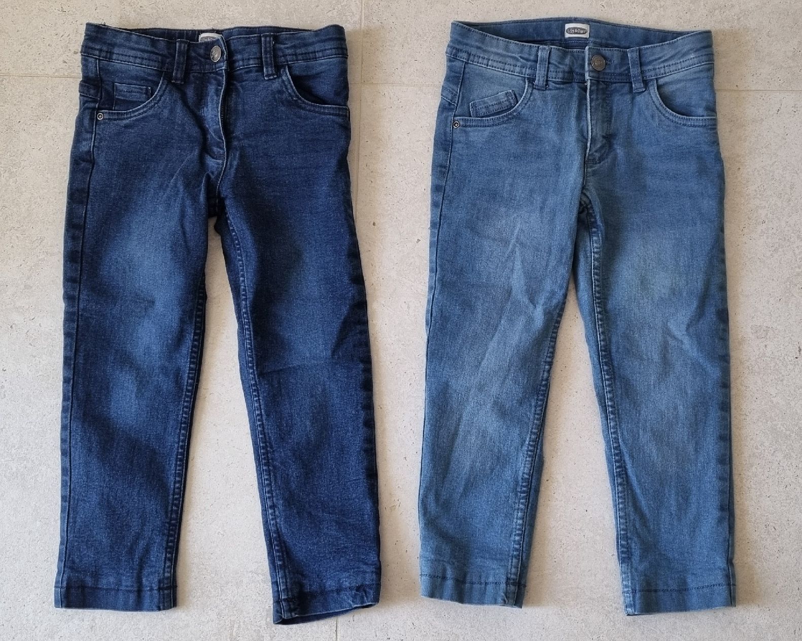 Pantaloni: 2x Thermojeans von Lily&Dan Gr. 110 – Usato da Champlan venduto da acr_kkd5