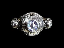 Antik Art Deco Barock Diamant Ring 750 18kt Gold