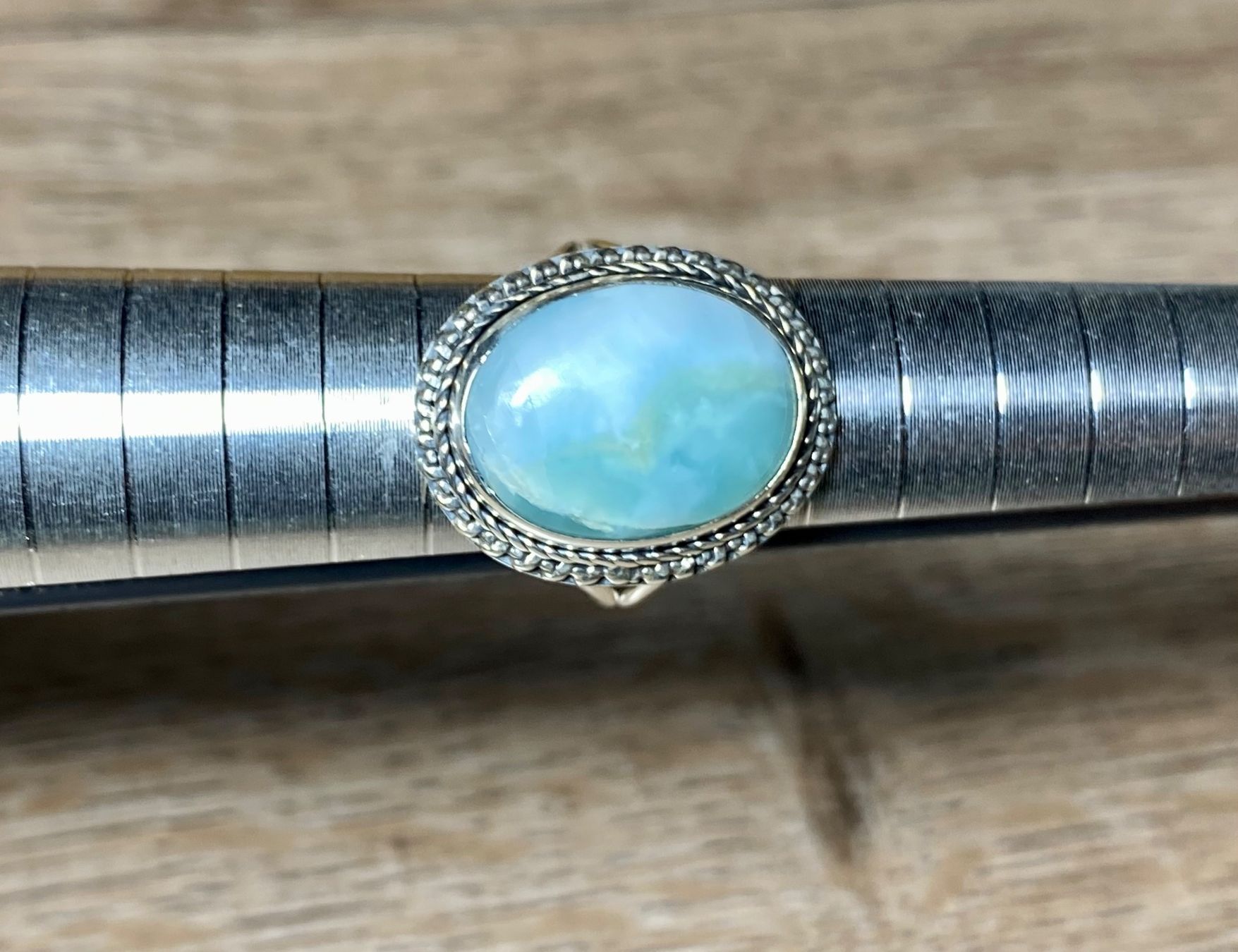 Anelli: natürlicher Amazonit - orientalischer 925 Silberring – Nuovo e nell'imballaggio originale da Laax venduto da Kiki_Kingdom3 8
