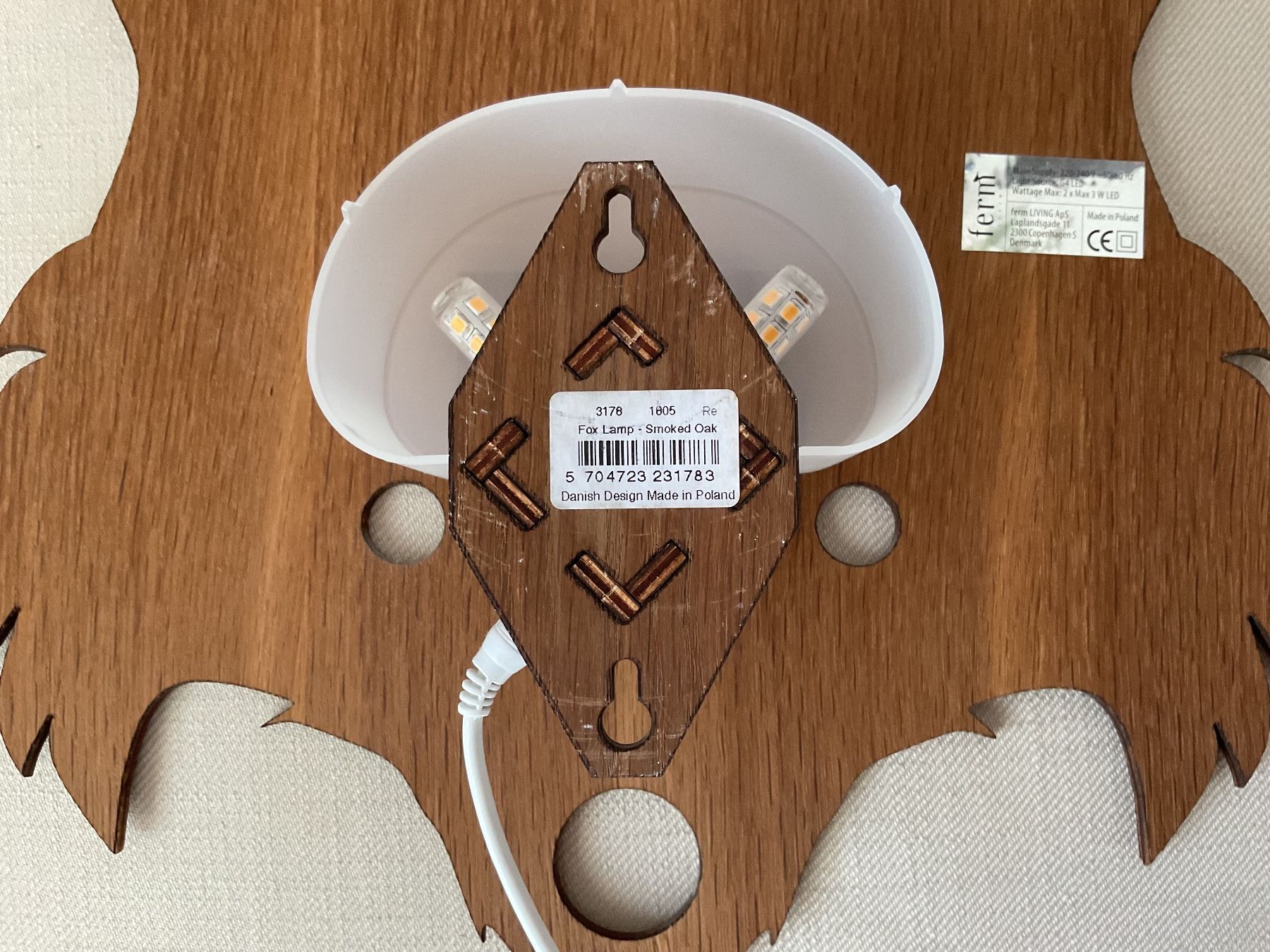 Ferm living Lampes: FERM LIVING Fox Leuchte Wandlampe – D'occasion à Zufikon par mjohannah 4