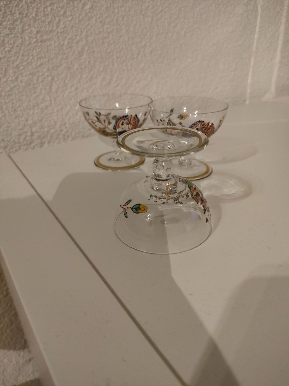 Gläser: 3 Schnapsgläser - bemalt – Gebraucht aus Wiesendangen von s_er 1