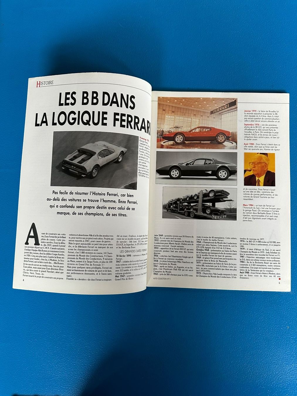 Riviste & Magazine: Heft , Ferrari 512 BB , Auto - Passion 1992 , Oldtimer – Usato da Boswil venduto da pavo1 3