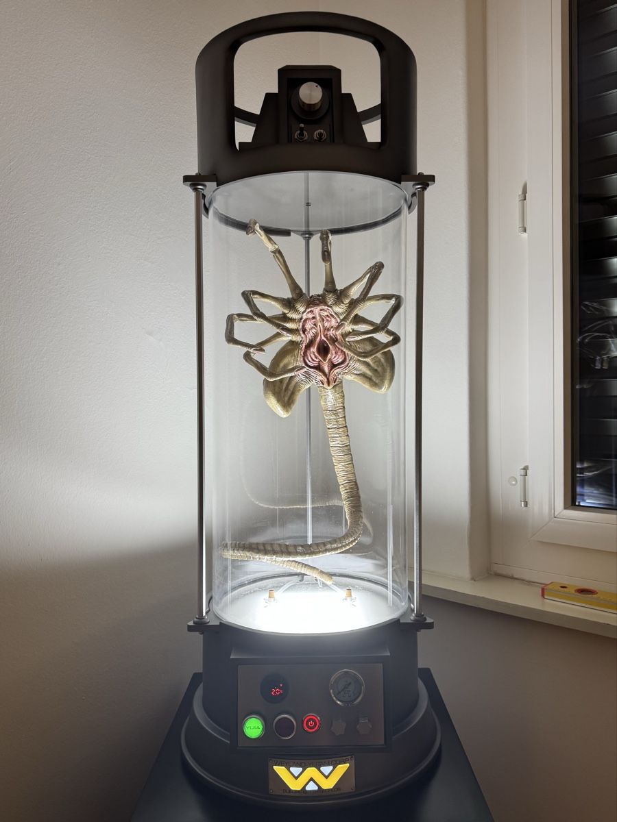 Figuren: Alien Facehugger Stasis Chamber Life Size 1/1 Statue – Neu und originalverpackt aus Zürich von Addii 6