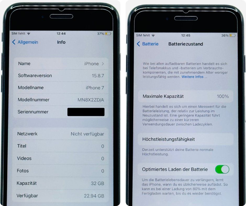 Apple Telefoni cellulari / Smartphones: Apple iPhone 7 | 32 GB | Black | Batterie 100% – Usato da Soyhières venduto da Spartan117 5