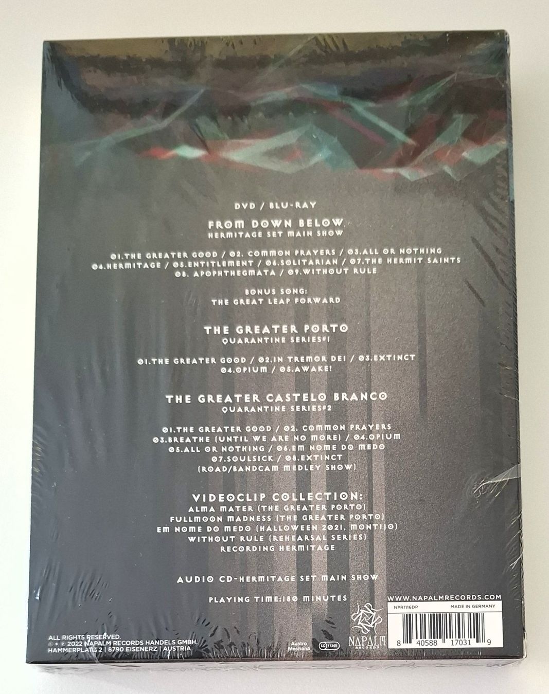 Tutti i DVDs: Moonspell – From down below (2022; OVP) – Nuovo e nell'imballaggio originale da Liebefeld venduto da Fireball85 1