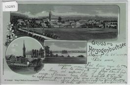 Gruss aus Herzogenbuchsee - Mondschein-Litho