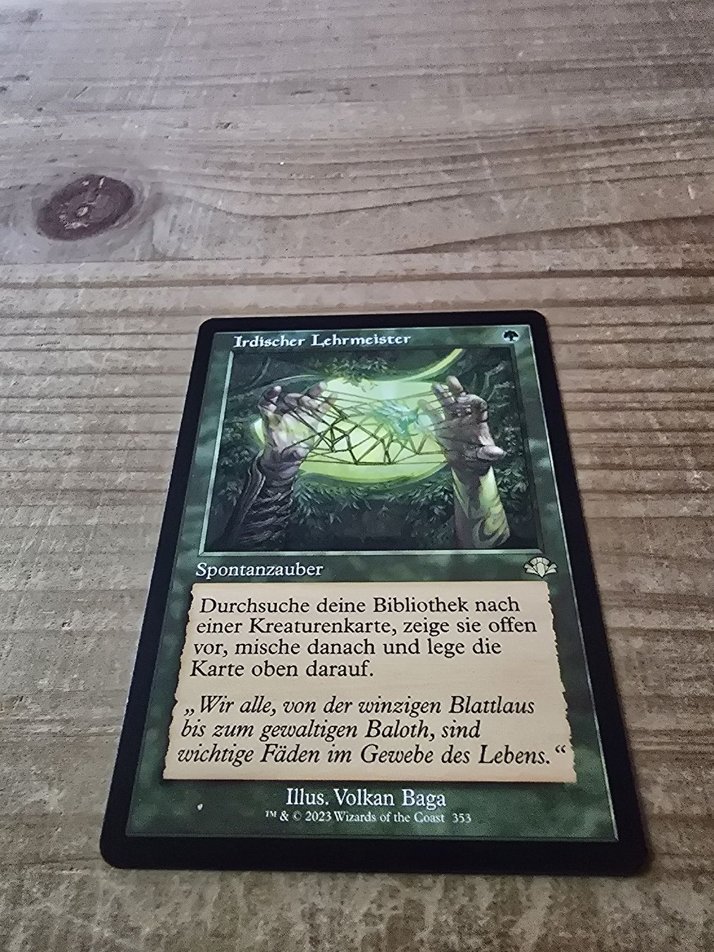 Magic The Gathering Carte collezionabili: Magic Karte Irdischer Lehrmeister – Nuovo (secondo la descrizione) da Dussnang venduto da met_g2yb