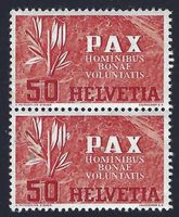Paar PAX 50 ct, Neu ** / PAX 50 ct en paire, Neuf **