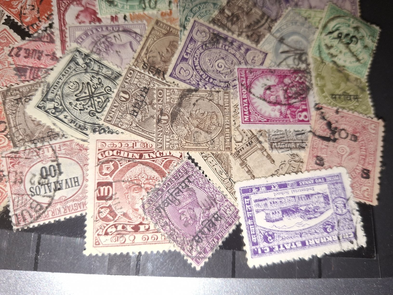 Alle Briefmarken: Lot 10 Ausland diverse Marken  – Gebraucht aus Balgach von SIMEON27 2