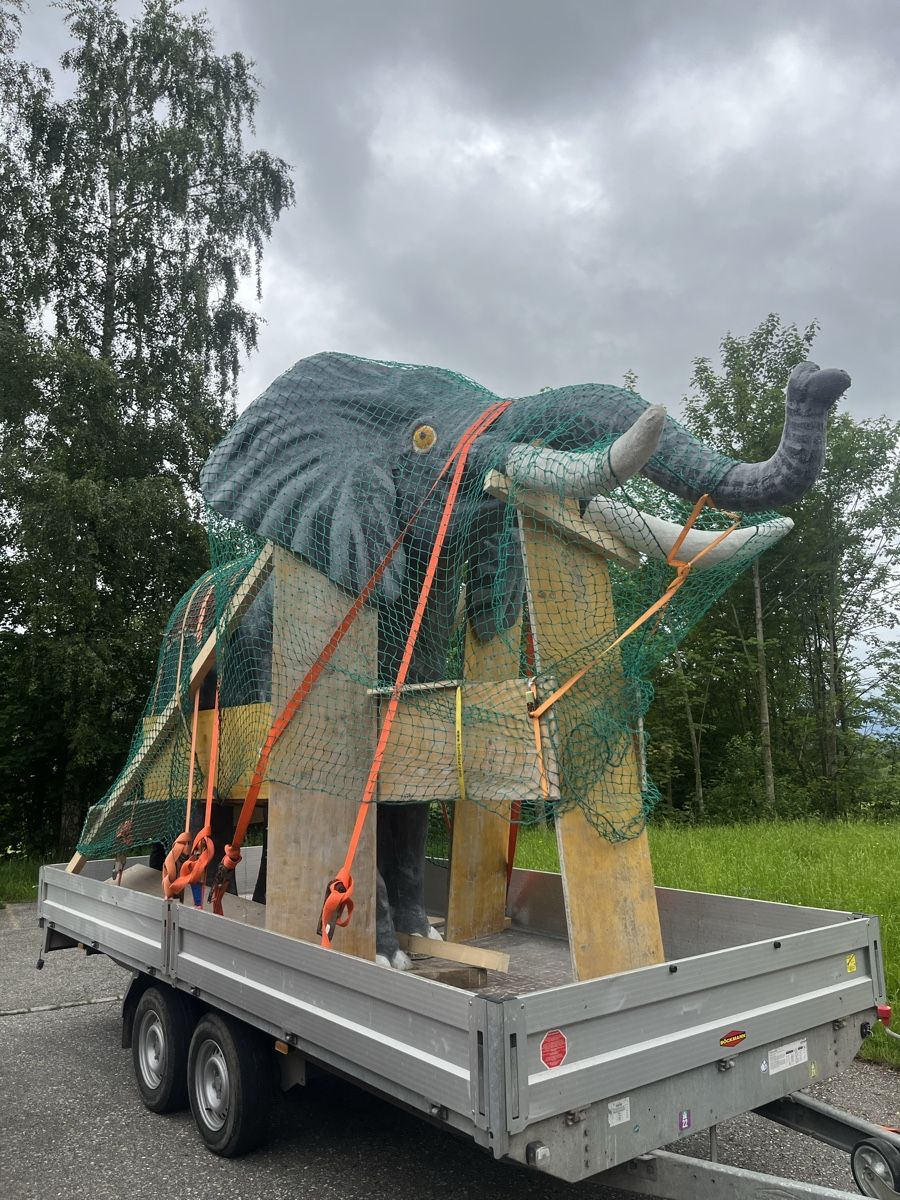 Statuette: Elefant Riesengross 4x3 Meter gross – Usato da Walde SG venduto da buenzli-1 5