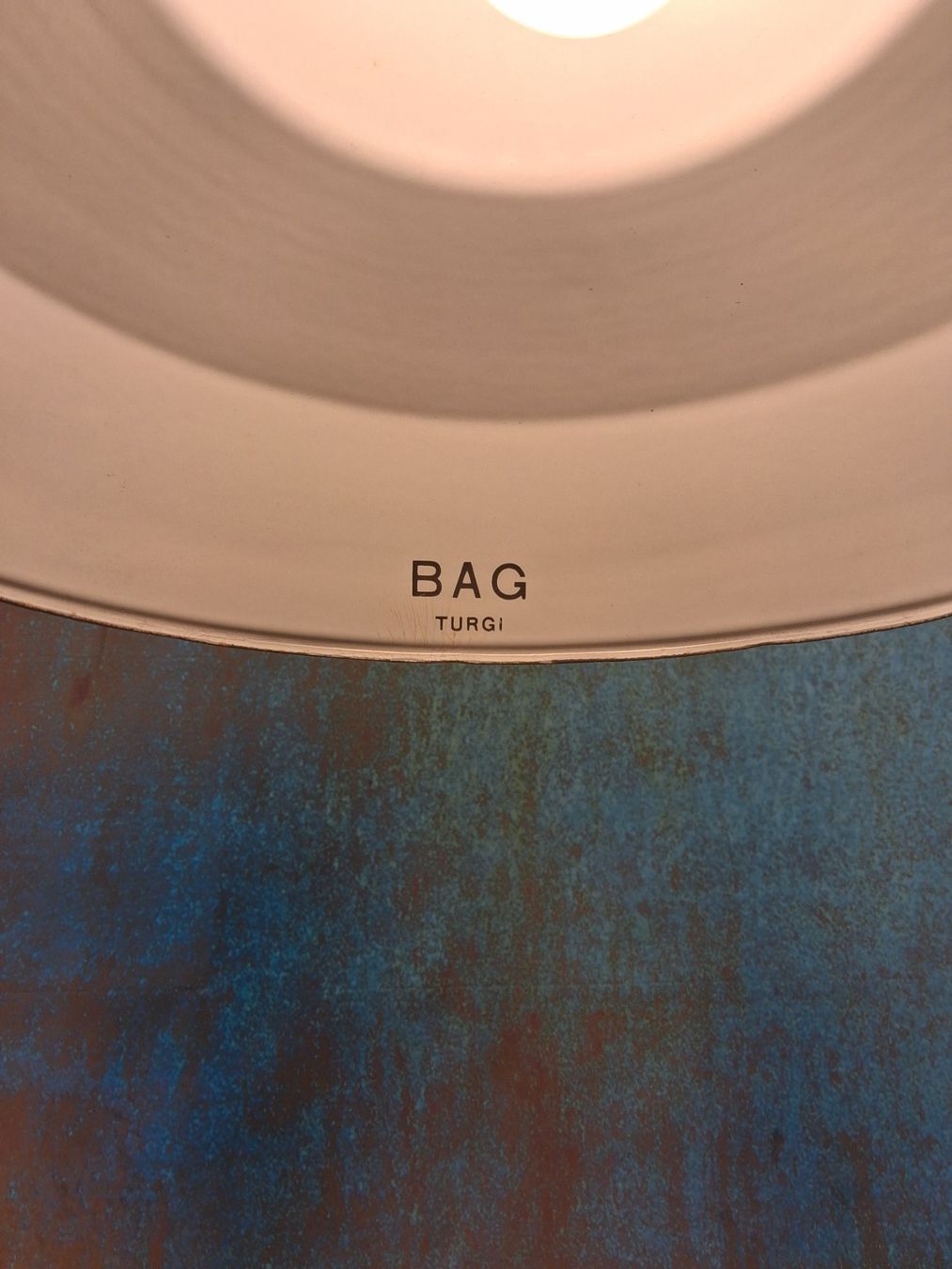 Bag Turgi Lampade: Restaurierte Emaille Industrie Lampe BAG Turgi – Usato da Winterthur venduto da lampenretter 2