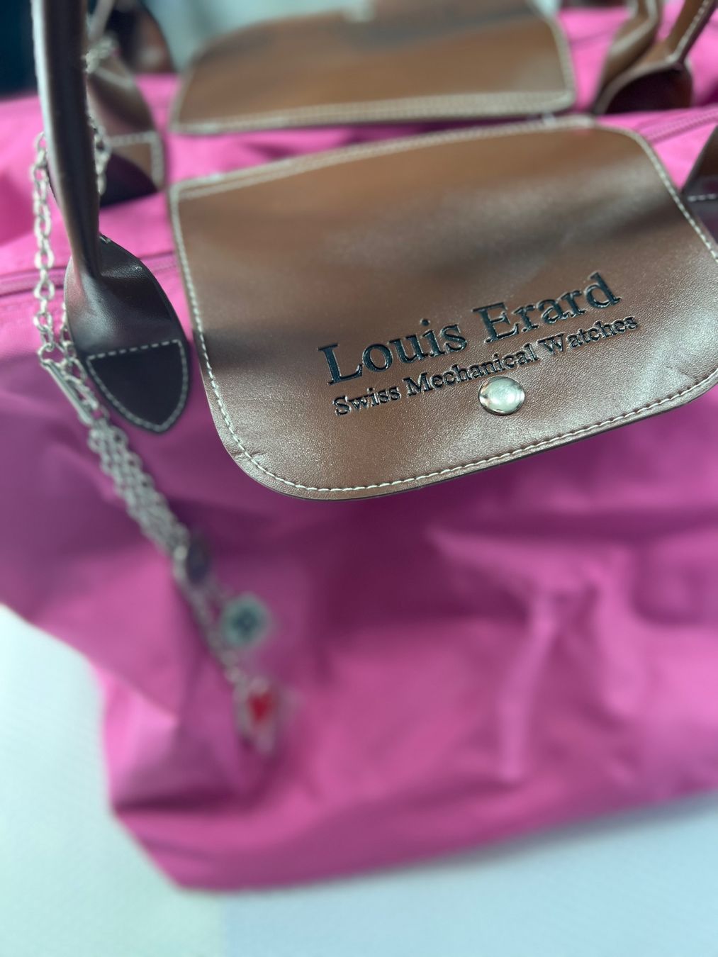 Borse da donna: Louis Erard Handtasche Pink – Nuovo (secondo la descrizione) da Zürich venduto da C.Bir 4