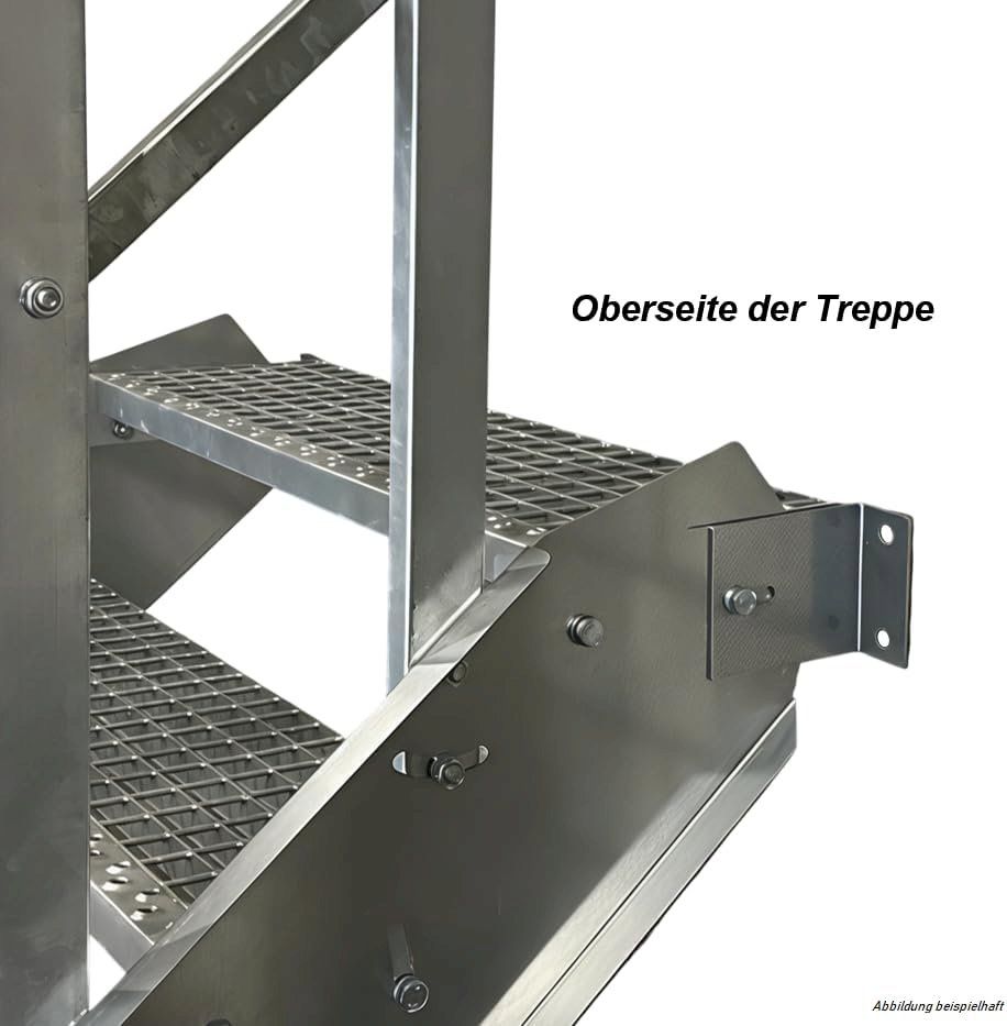 Sonstiges: Stahltreppe 5 Stufen B150cm + Geländer – Neu und originalverpackt aus Bottighofen von zaap 2