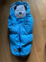 Mucki Fusssack / Winterschlafsack Kinderwagen Baby Nest blau