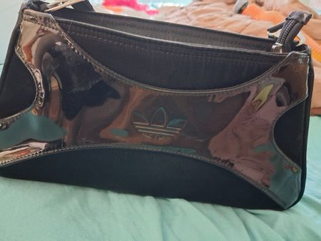Handtasche Adidas schwarz guter Zustand 25cm
