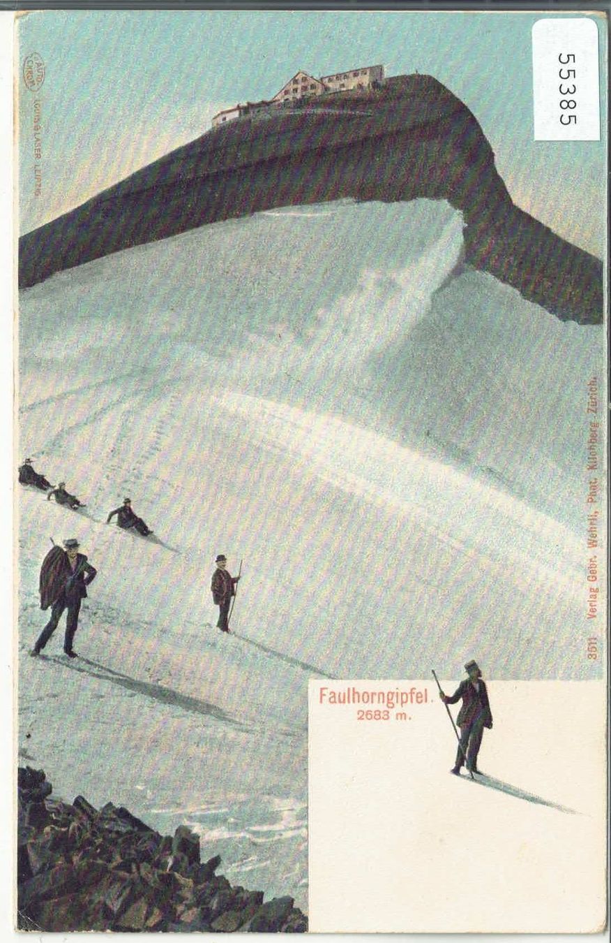 Cartes postales: Faulhorngipfel - Berggänger – D'occasion à Ettingen par Kartenplanet