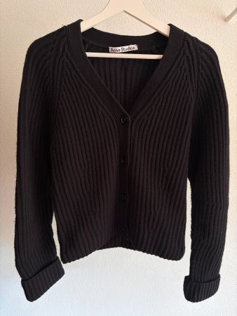 ACNE STUDIOS STRICKJACKE SCHWARZ GRÖSSE M