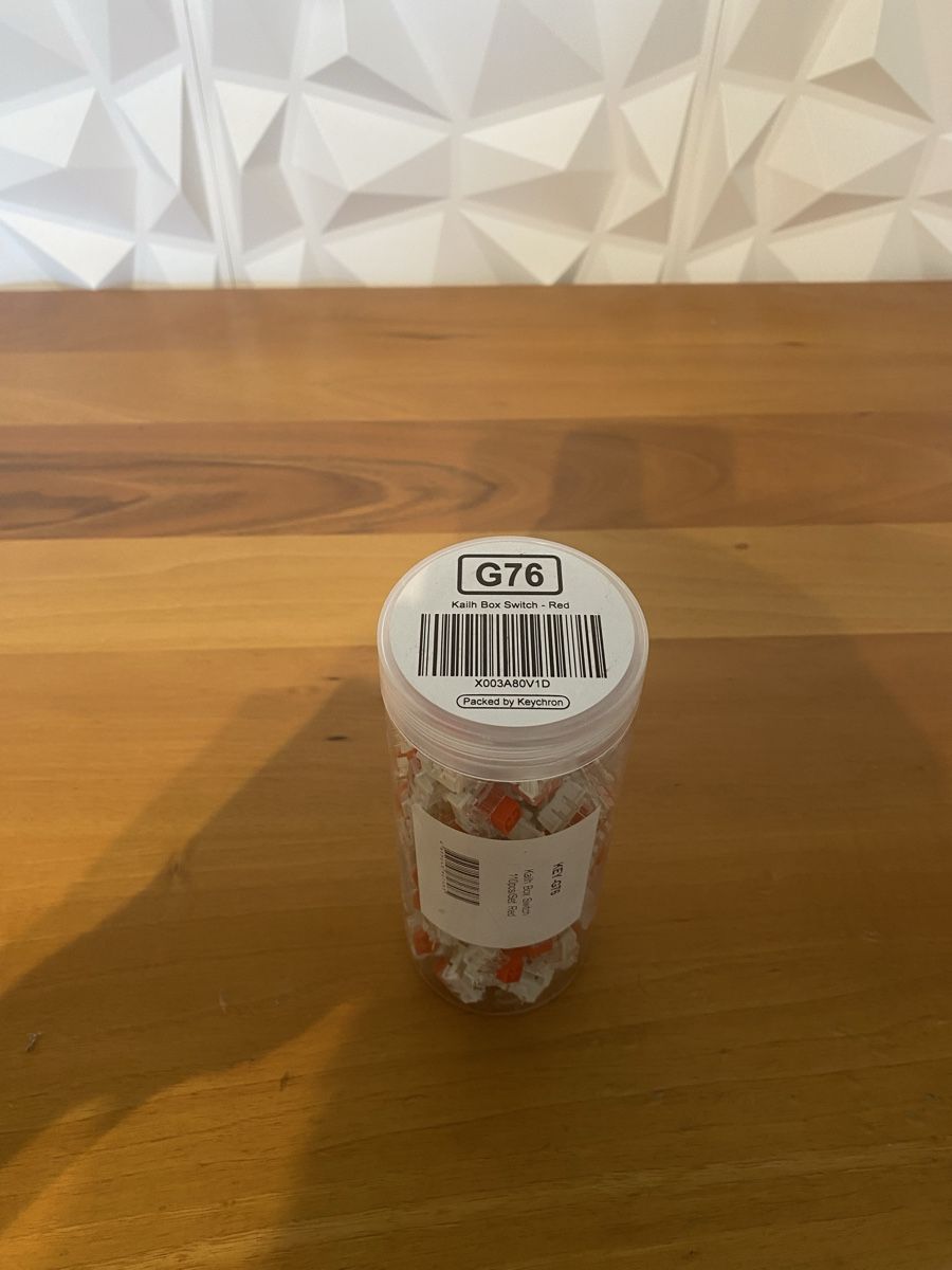 Tastiere: Kailh Box Switch 110pcw/Set Red – Nuovo e nell'imballaggio originale da Madetswil venduto da Roberto_Ant 1