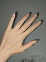 Elegante vergoldener 800 Damenring,