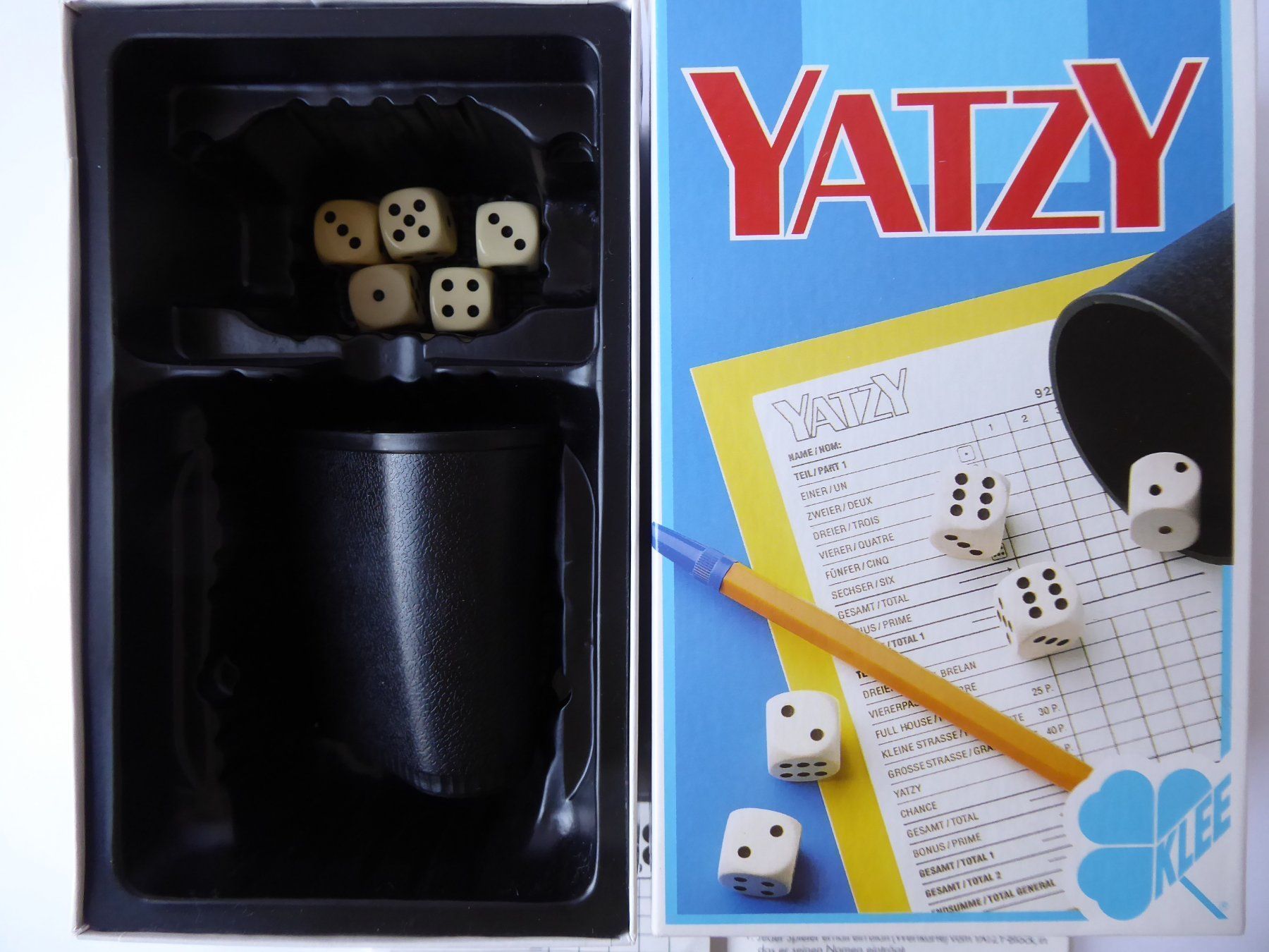 Giochi: Tolles YATZY Spiel, Klee – Usato da Turbenthal venduto da Panau 2