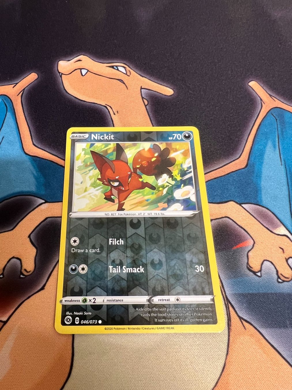 Pokémon Sammelbilder & Trading cards: Nickit (CPA 46) - Reverse Holo - Champion's Path – Neu (gemäss Beschreibung) aus Bülach von Pfrenzel