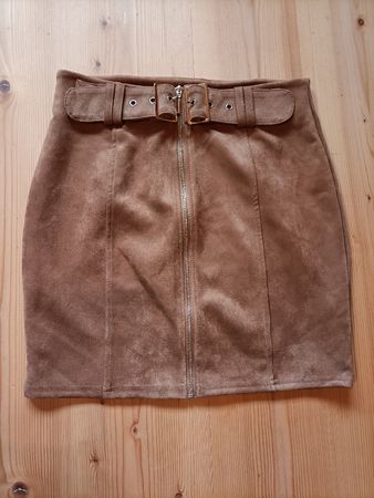 Tally Weijl Wildleder-Optik Rock Gr. M
