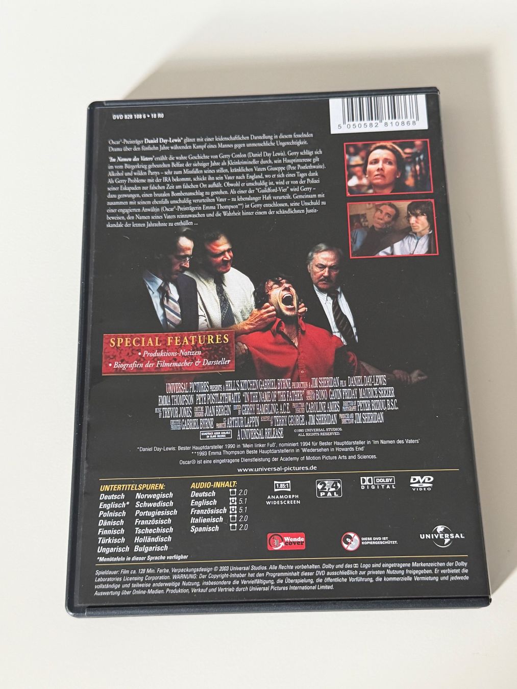 Tutti i DVDs: Im Namen des Vaters DVD – Usato da Altstätten SG venduto da sheamus 1