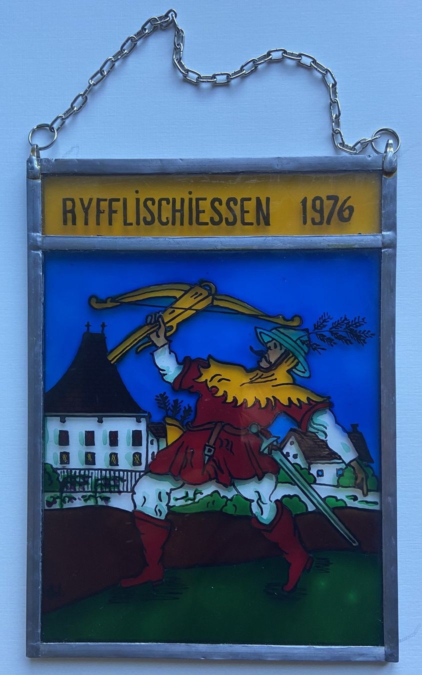 Altro in Antiquarato & Arte: Wappenscheibe Ryfflischiessen 1976 – Usato da Böckten venduto da Hansi36