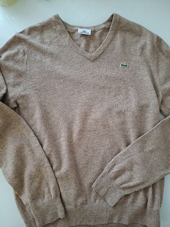 Pull Lacoste Homme, laine vierge, Taille 4/M