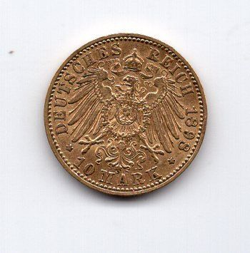 Tutti le monete: (20) Preussen, 10 Mark, 1898, top, unz/stgl – Usato da Rüthi (Rheintal) venduto da erdnuessli1