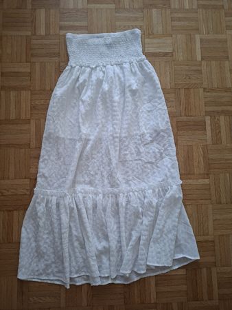 jupe d'été blanche, taille L - neuve
