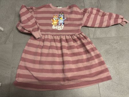 Robe manche longue chaude Bluey taille 134 - 140