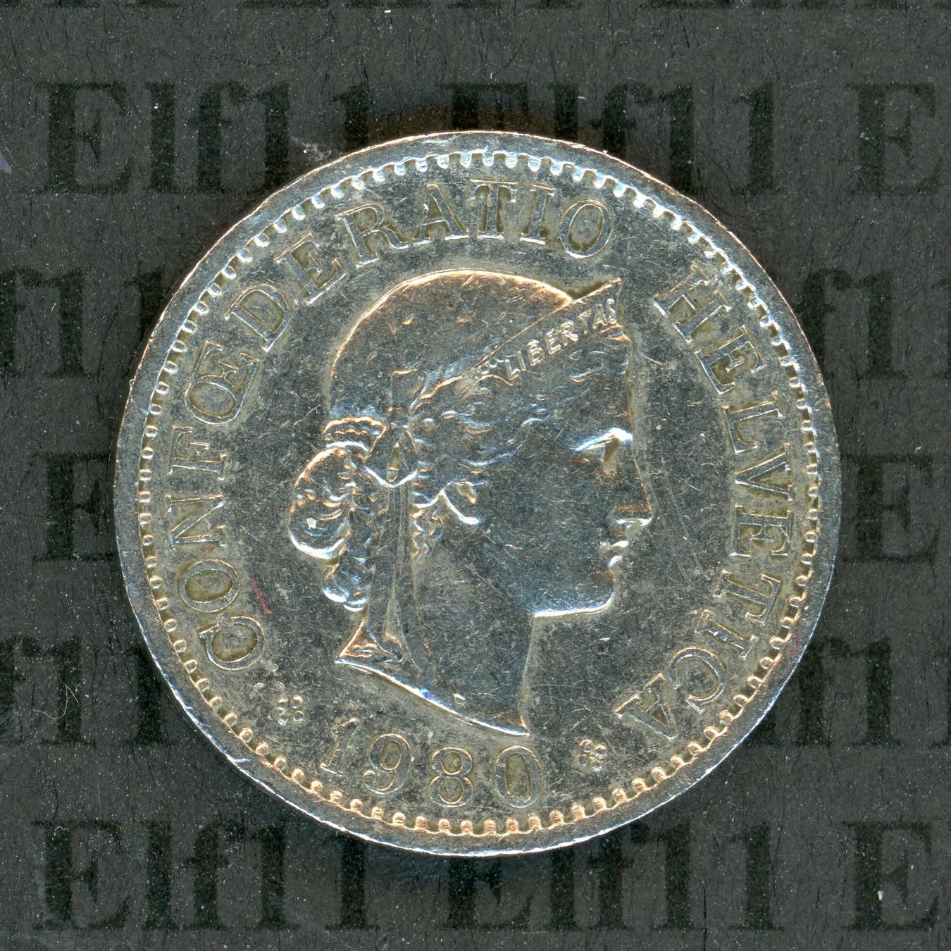 Tutti le monete: CHF___0.10 1980 ss-vz 10 Rappen – Usato da Widnau venduto da Elf11