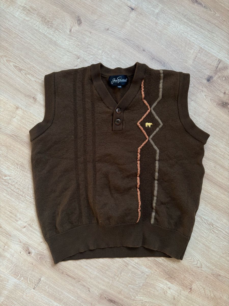 Gilet & Giacche: Gilet marron vintage, taille S – Usato da Tavannes venduto da callie.mcli