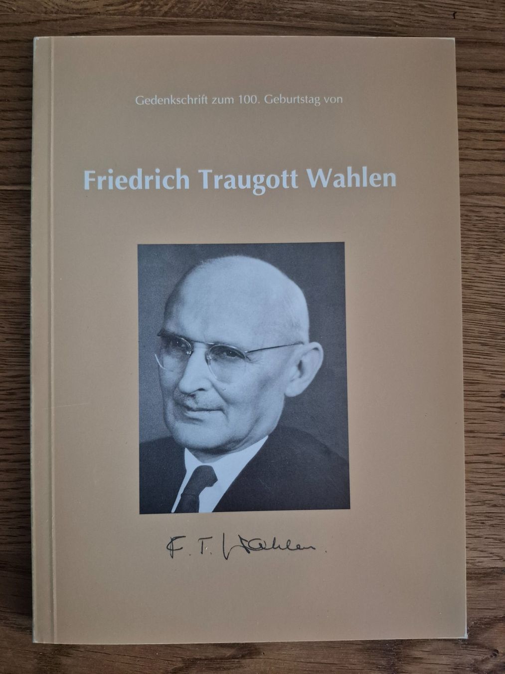 Libri: Friedrich Traugott Wahlen – Usato da Balsthal venduto da Jamamoegg