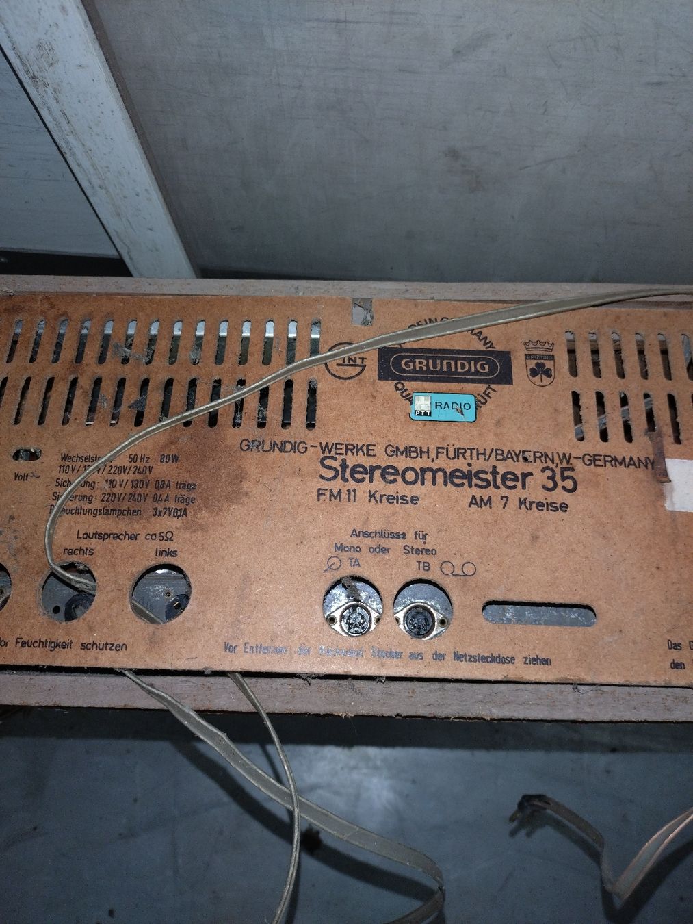 Grundig Radios: Stereo Meister 35 – Defekt aus Berlingen von Hampison 1