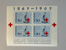 1963 100 Jahre Rotes Kreuz, postfrisch