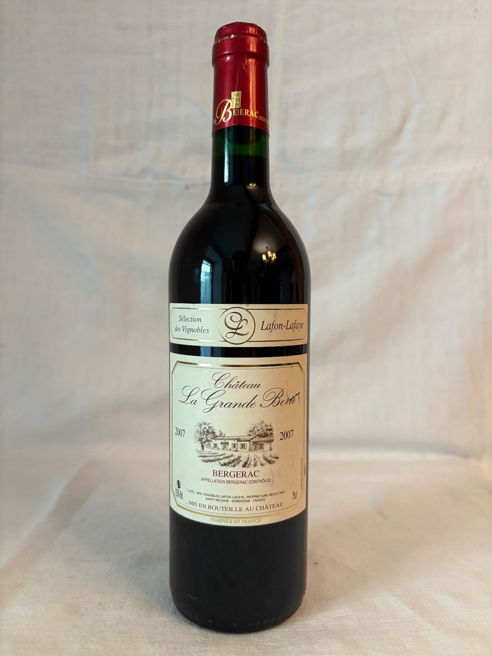 Vins: Château La Grande Borie 2007 – D'occasion à Vers-chez-Perrin par David.23