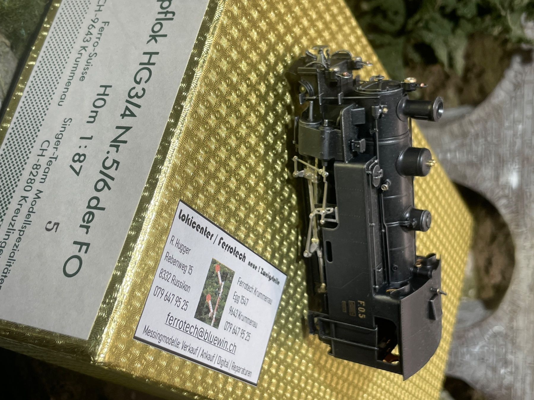 Ferro-suisse Modellini di ferrovie: Ferro Suisse, HG 3/4, FO- No: 6 – Nuovo e nell'imballaggio originale da Krummenau venduto da ferrotech 8