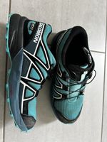 Salomon Trekkingschuhe blau schwarz Grösse 34 gebraucht