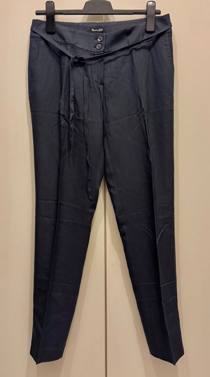 Pantalon Large Massimo Dutti - Lavande - Taille Eur 40 - Femme - Occasion