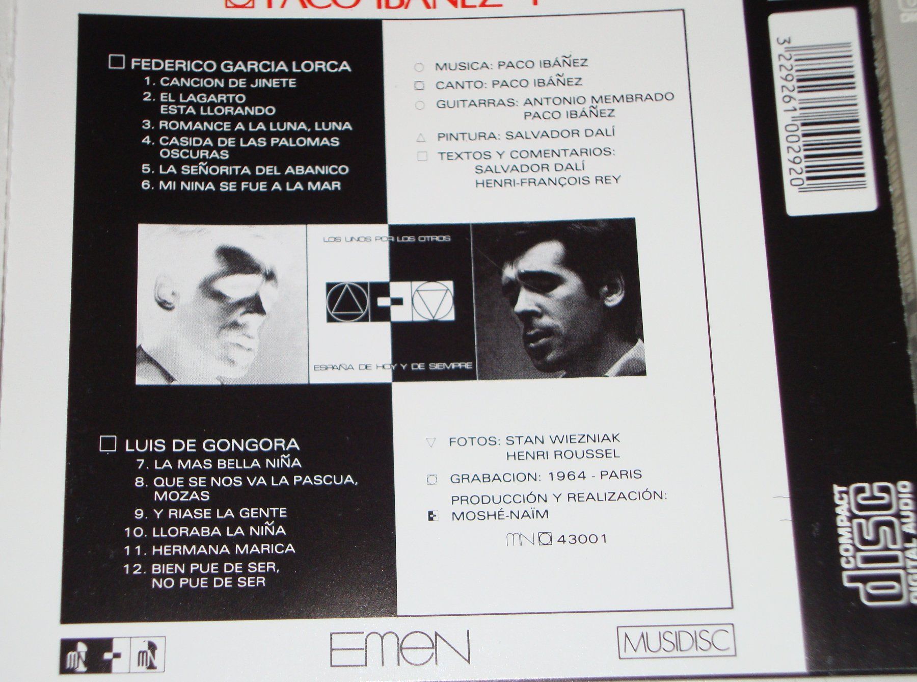 CD: 2CD's - René Kollo & Paco Ibanez – Usato da Unterbäch venduto da hiliq 2