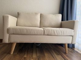 Sofa 2-Sitzer Beige