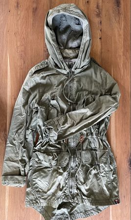TOMMY HILFIGER Übergangsjacke, Olivgrün, Grösse M