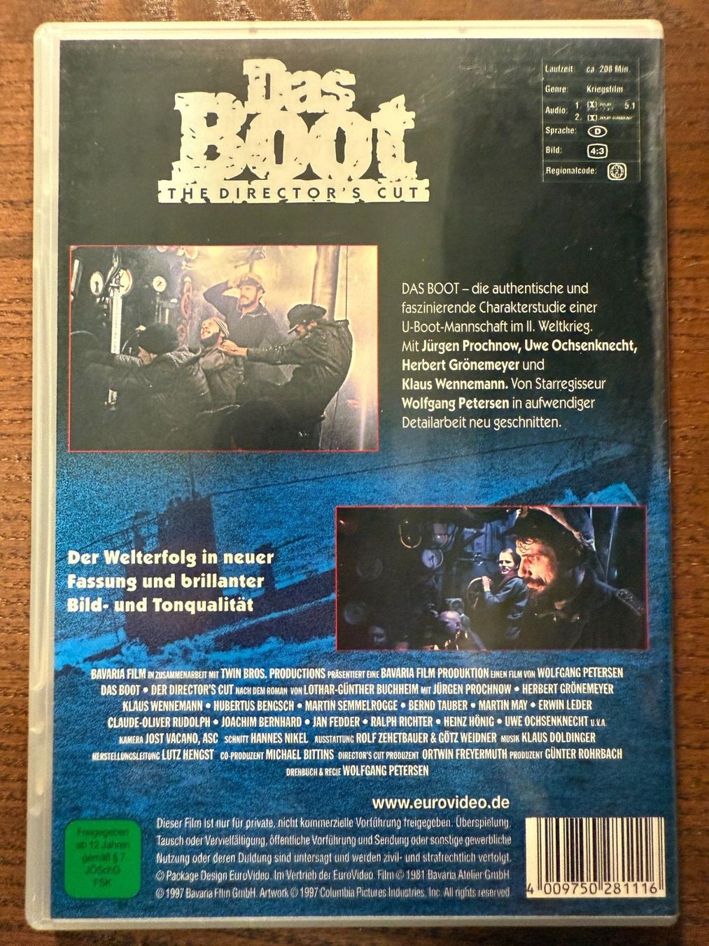 Tutti i DVDs: Das Boot – Usato da Zürich venduto da FilmFreunde 1