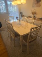 Table IKEA Rosentorp extensible avec 6 chaises Näsinge