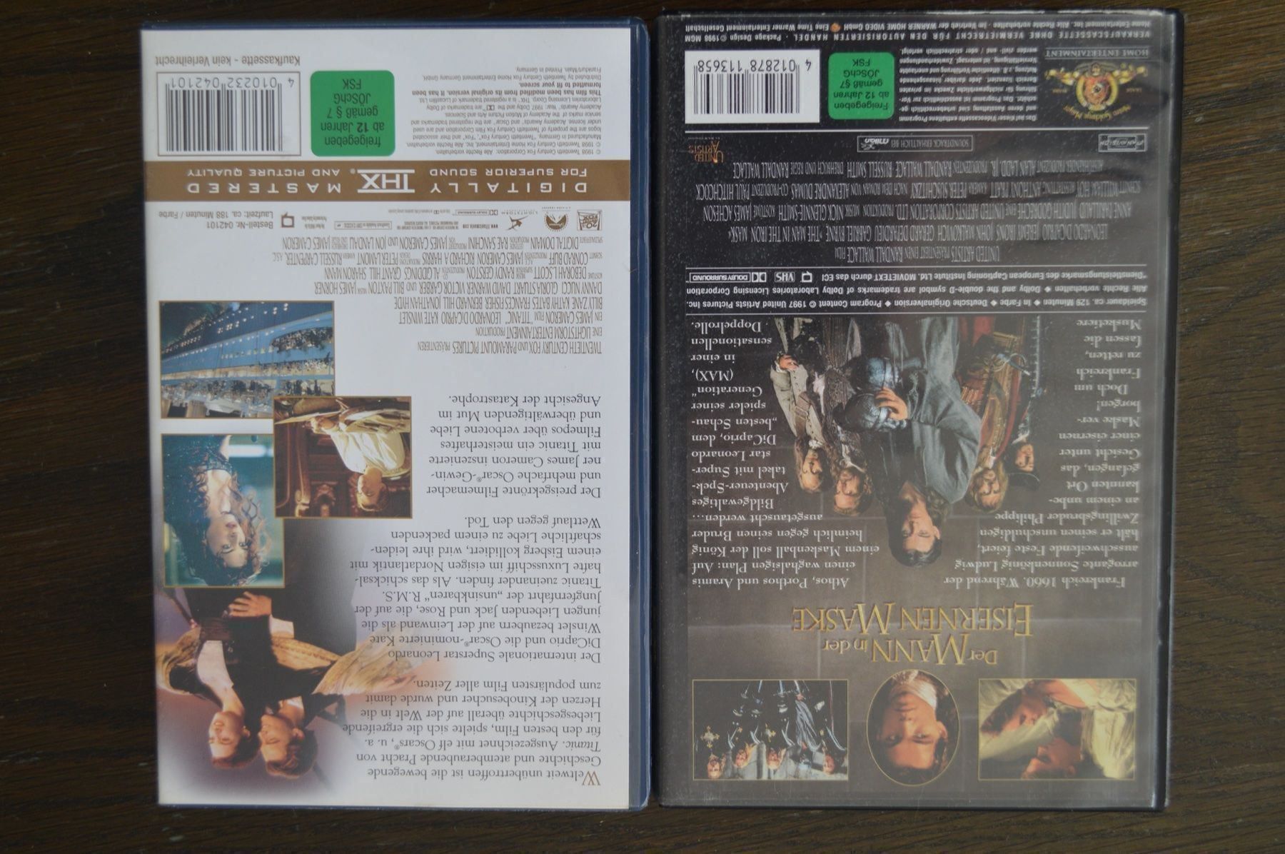 Tutti i VHS: Titanic + Der Mann in der... 2 VHS – Usato da Bitsch venduto da jajo79076 1