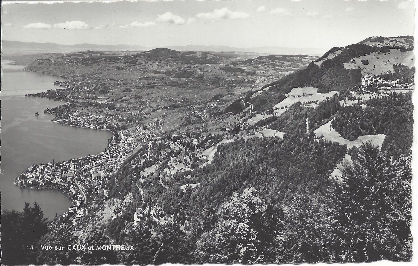 Cartoline postali: Ansichtskarte Montreux 1953 – Usato da Embrach venduto da Illingen13