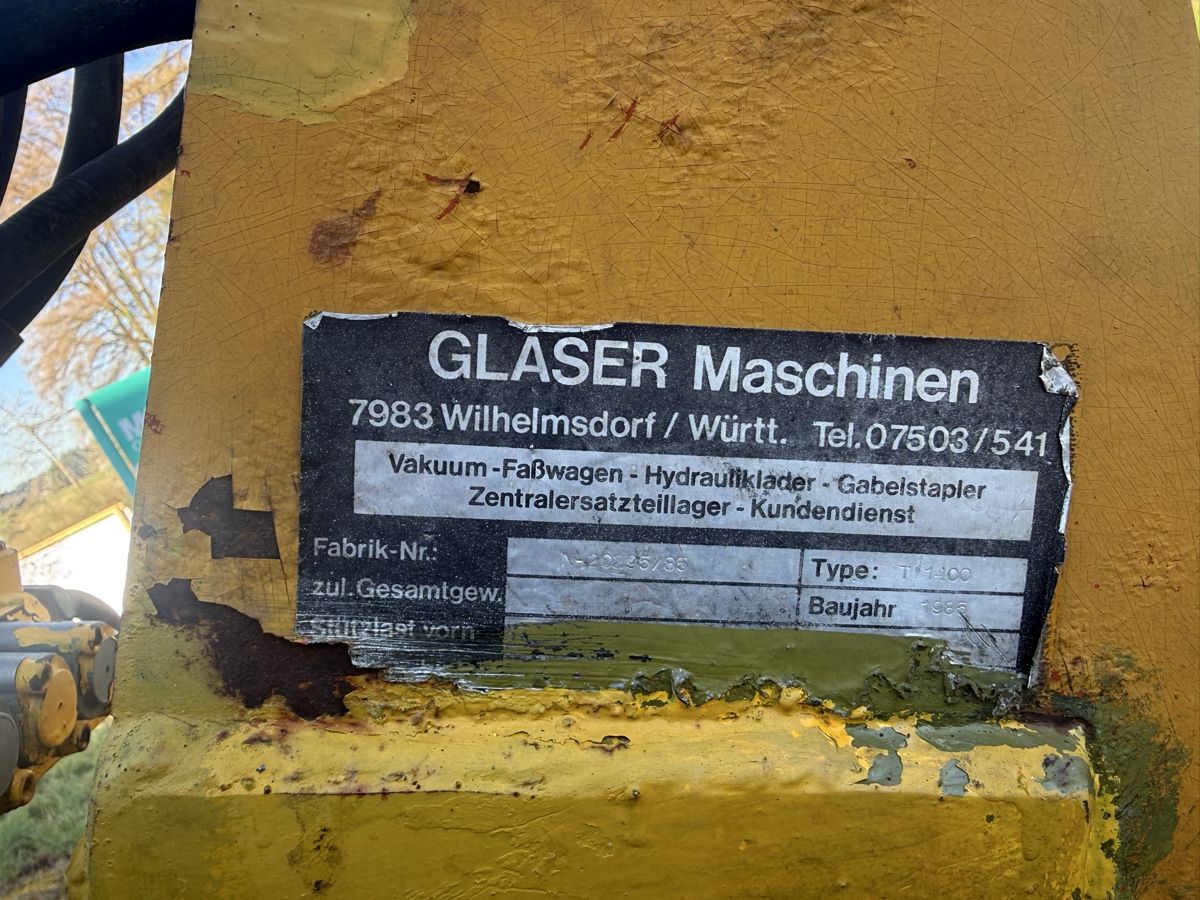 Alle Maschinen: Mistkran Glaser – Gebraucht aus Bützberg von Wuethrich4922 4